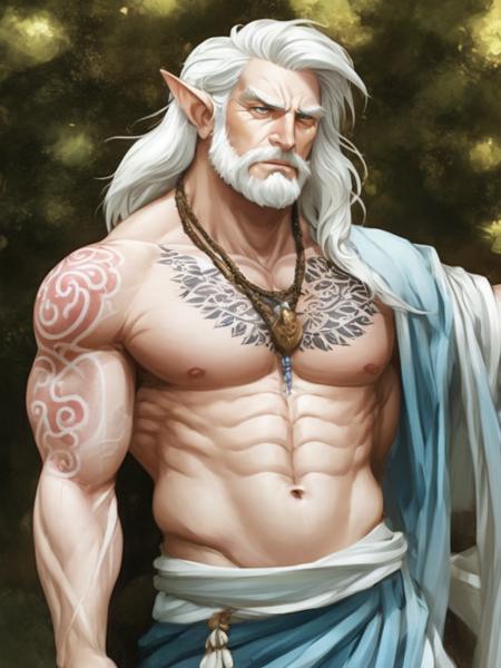 06445-2877293646-(extremely detailed CG unity 8k wallpaper),  male elf, with white hair, (muscular), grandpa (wrinkles), (flowing white long hair.png